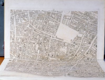 Plan de la ville de Londres, publié en 1813 - Richard Horwood
