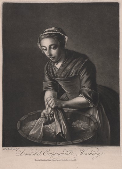 Travail domestique : lavage - Richard Houston