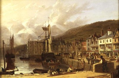 Vue de Dartmouth, Devon - Richard Hume Lancaster