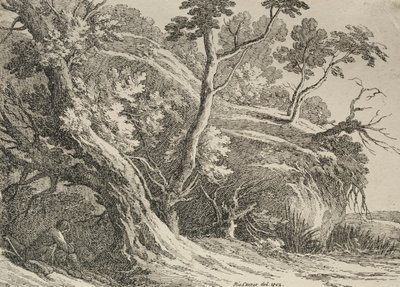 Homme assis sous un chêne - Richard II Cooper