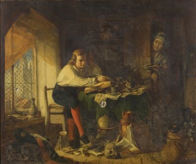 Chatterton composant les manuscrits Rowleian - Richard J. Lewis