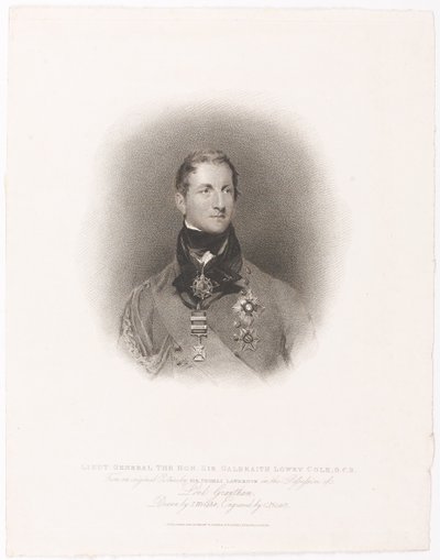 Lieutenant Général Sir Galbraith Lowry Cole GCB - Richard James Lane