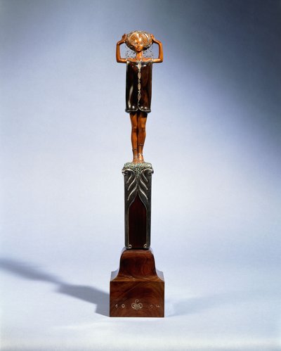 Statuette en buis - Richard Joseph Luksch
