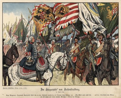 Célébration de la victoire à la bataille de Hohenfriedeberg - Richard Knoetel