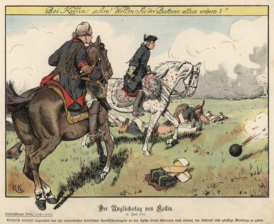 Frédéric le Grand à la bataille de Kolin - Richard Knoetel