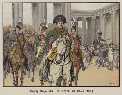 Napoléon entrant à Berlin, 27 octobre 1806 - Richard Knotel