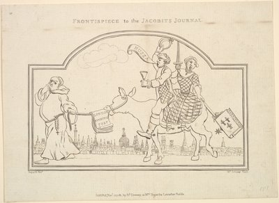 Frontispice du Journal des Jacobites, 27 novembre 1781 - Richard Livesay