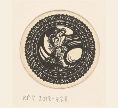 Ex libris de Joyce Haworth - Richard Nicolaüs Roland Holst