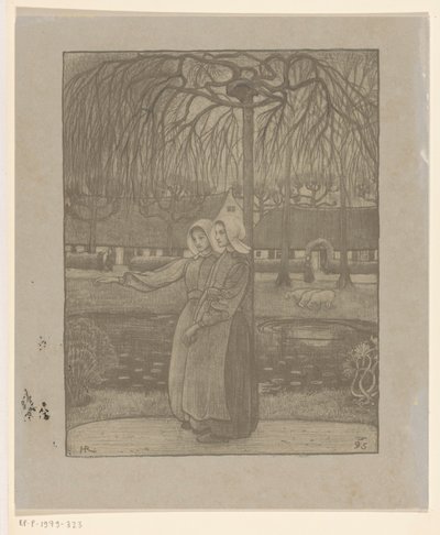 Filles de Huizen près d