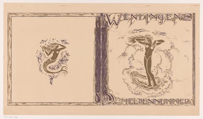 Conception de couverture pour : Wendingen, numéro sur les coquillages, 1923 - Richard Nicolaüs Roland Holst