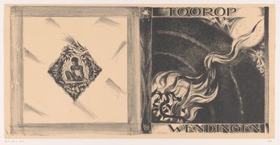 Conception de couverture pour : Wendingen, Tooropnummer, 1928 - Richard Nicolaüs Roland Holst