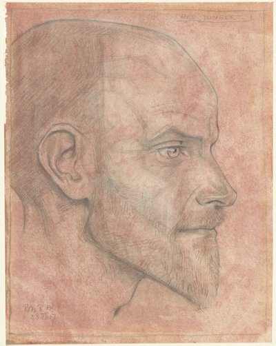 Portrait de Jac. Jongert, de profil - Richard Nicolaüs Roland Holst