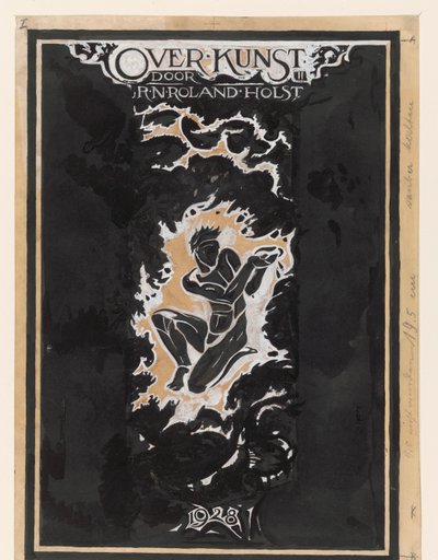 Deuxième projet pour la couverture du livre Over Kunst, II, par R.N. Roland Holst - Richard Nicolaüs Roland Holst