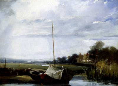 Une rivière en Normandie - Richard Parkes Bonington