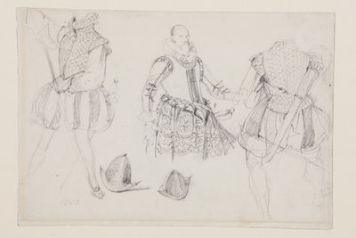Études de Costumes - Richard Parkes Bonington