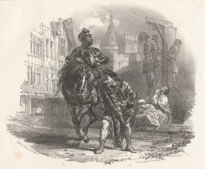 Les Pendus - Richard Parkes Bonington