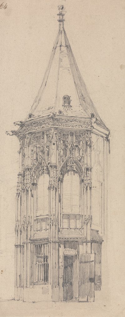 Palais de Justice, Rouen - Richard Parkes Bonington
