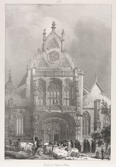 Voyages pittoresques et romantiques dans la vieille France, Franche-Comté : Façade de l