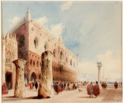 Scène à Venise (Palais des Doges) - Richard Parkes Bonington