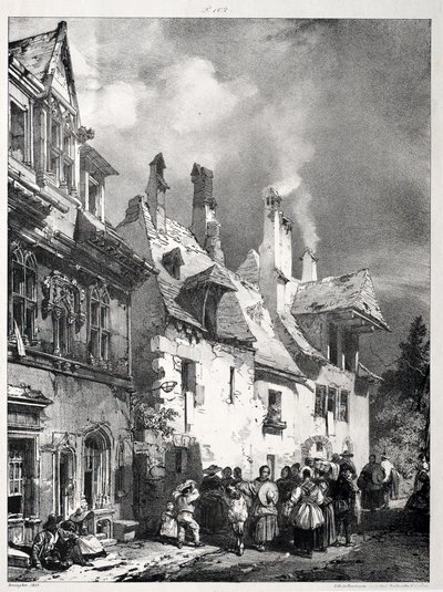 Rue en périphérie de Besançon, France - Richard Parkes Bonington