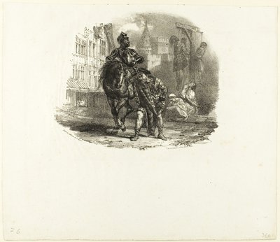 Les pendus - Richard Parkes Bonington