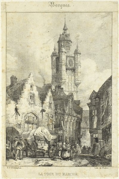 Le Marché de la Tour - Richard Parkes Bonington