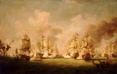 La bataille de Barfleur - Richard Paton