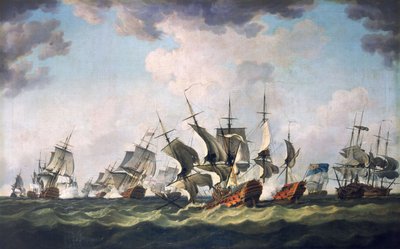 La bataille de la baie de Quiberon, 20 novembre 1759 - Richard Paton
