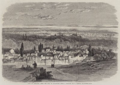 Vue de Damas depuis la colline de Salahiyeh - Richard Principal Leitch