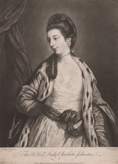 La très honorable Lady Charlotte Johnston - Richard Purcell