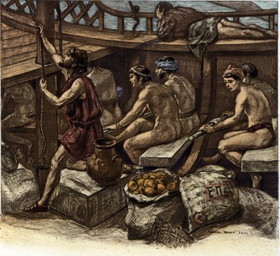 La vie des galériens à bord d