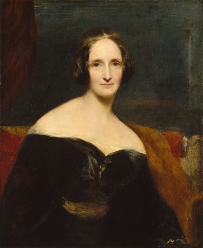 Portrait de Mary Shelley, écrivain britannique, vers 1840 - Richard Rothwell