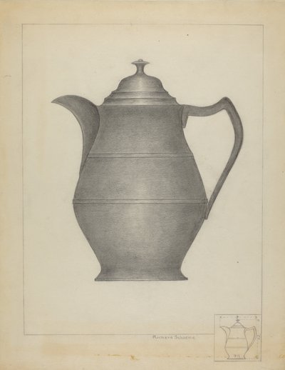 Pichet en étain - Richard Schoene