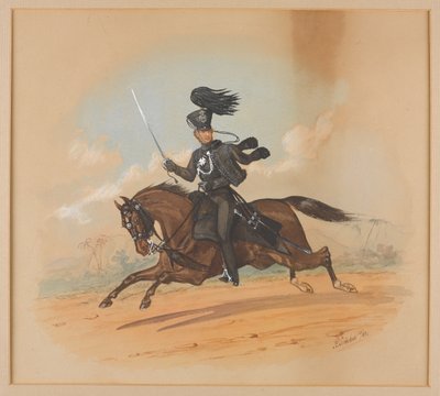 Lieutenant-Colonel Robert Newport Tinley des fusiliers montés du Cap - Richard Simkin