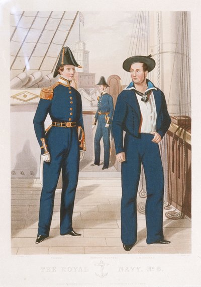 Uniformes de la Royal Navy no 6 : Commis, Second Maître et Marin A.B. - Richard Ubsdell