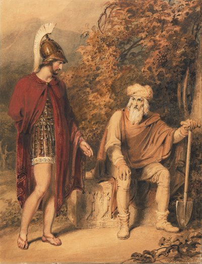 Alcibiade et Timon - Richard Westall