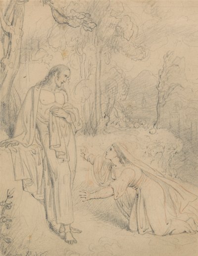 Le Christ apparaît à Marie-Madeleine (Jean 20:13-14) - Richard Westall