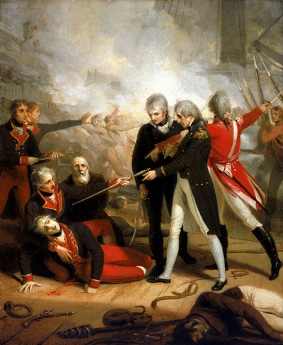 Horatio Nelson (1758-1805) recevant l