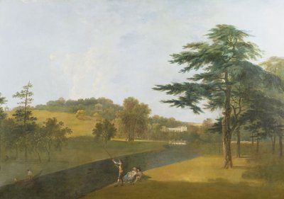 Vue sud de Wilton House, à travers le Nadder - Richard Wilson