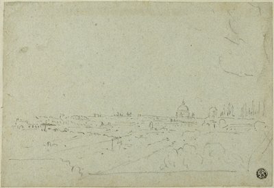 Vue de Saint-Pierre depuis le palais des Césars, avec le Circus Maximus en contrebas - Richard Wilson