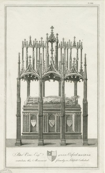 Cathédrale de Lichfield - Monument à l