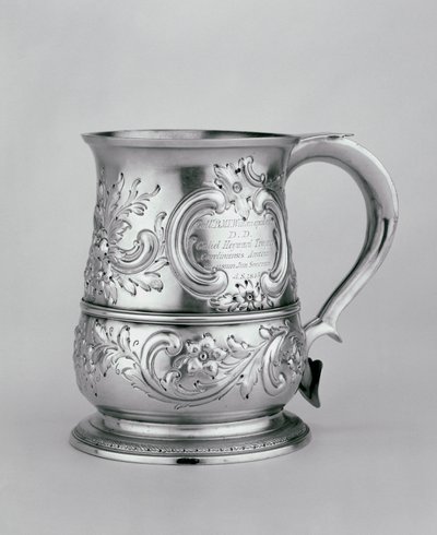 Mug avec anse, 1740-41, ciselé et gravé vers 1845 - Richard and Cooke, Thomas Gurney