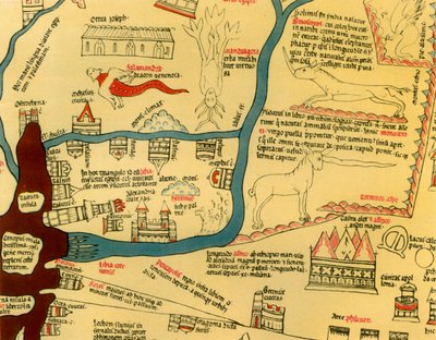Carte du Monde de Hereford, vers 1280, 1944 - Richard de Bello