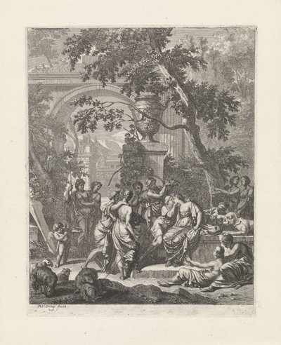 Amaryllis embrasse Mirtillo - Richard van Orley (II)