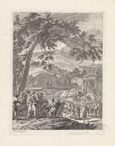 Silvio est accueilli en fête - Richard van Orley (II)