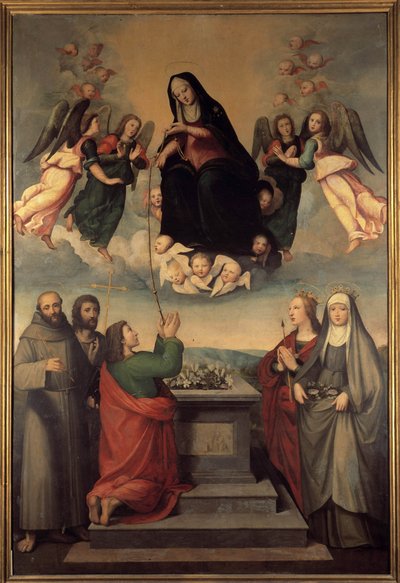 Madone à la ceinture avec les Saints - Ridolfo Ghirlandaio