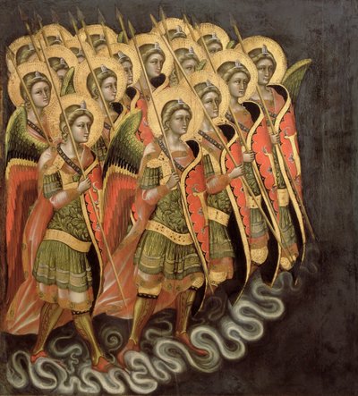 La milice céleste, vers 1348-54 - Ridolfo di Arpo Guariento