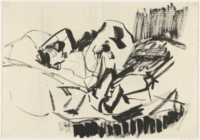 Femme allongée dans un lit - Rik Wouters