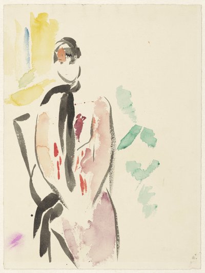 Esquisse pour un portrait de Mme De Carnière-Wouters, épouse de l