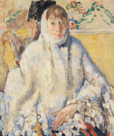 La Femme malade avec un châle blanc - Rik Wouters